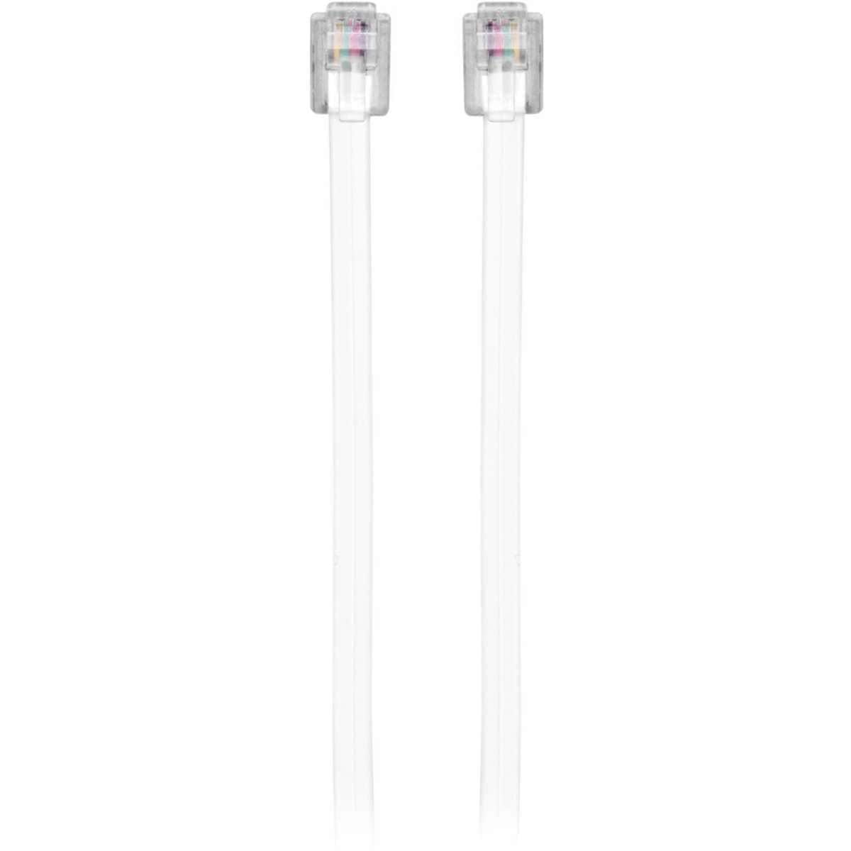 Crest Modular to Modular Telephone & Modem Cable 3m White Woolworths