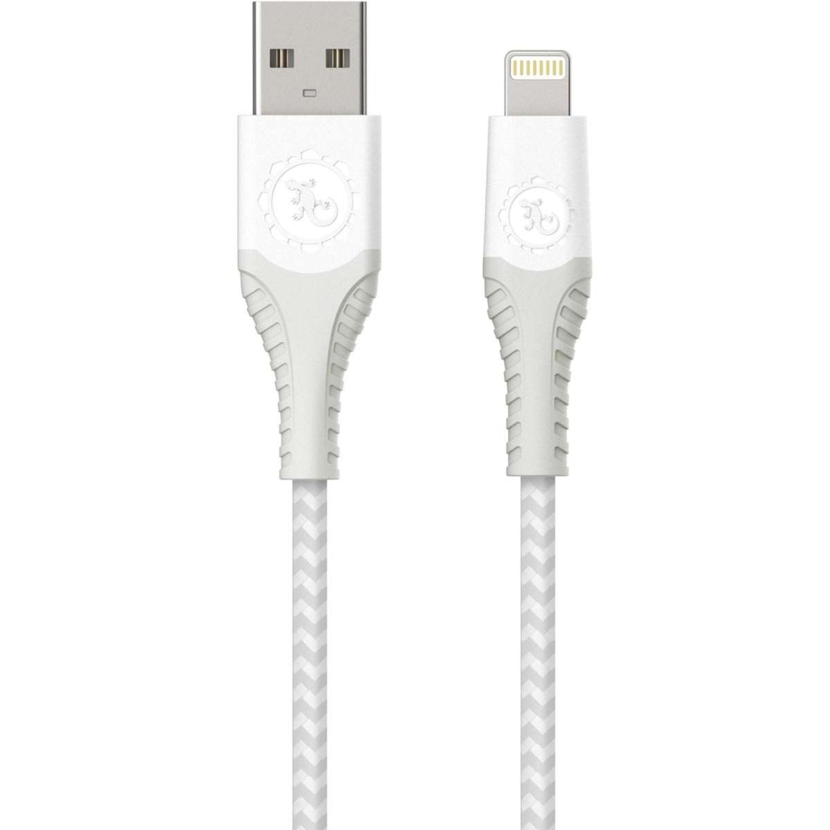 Gecko Ultra Tough Lightning 1.5m Cable White (GG100097) Woolworths