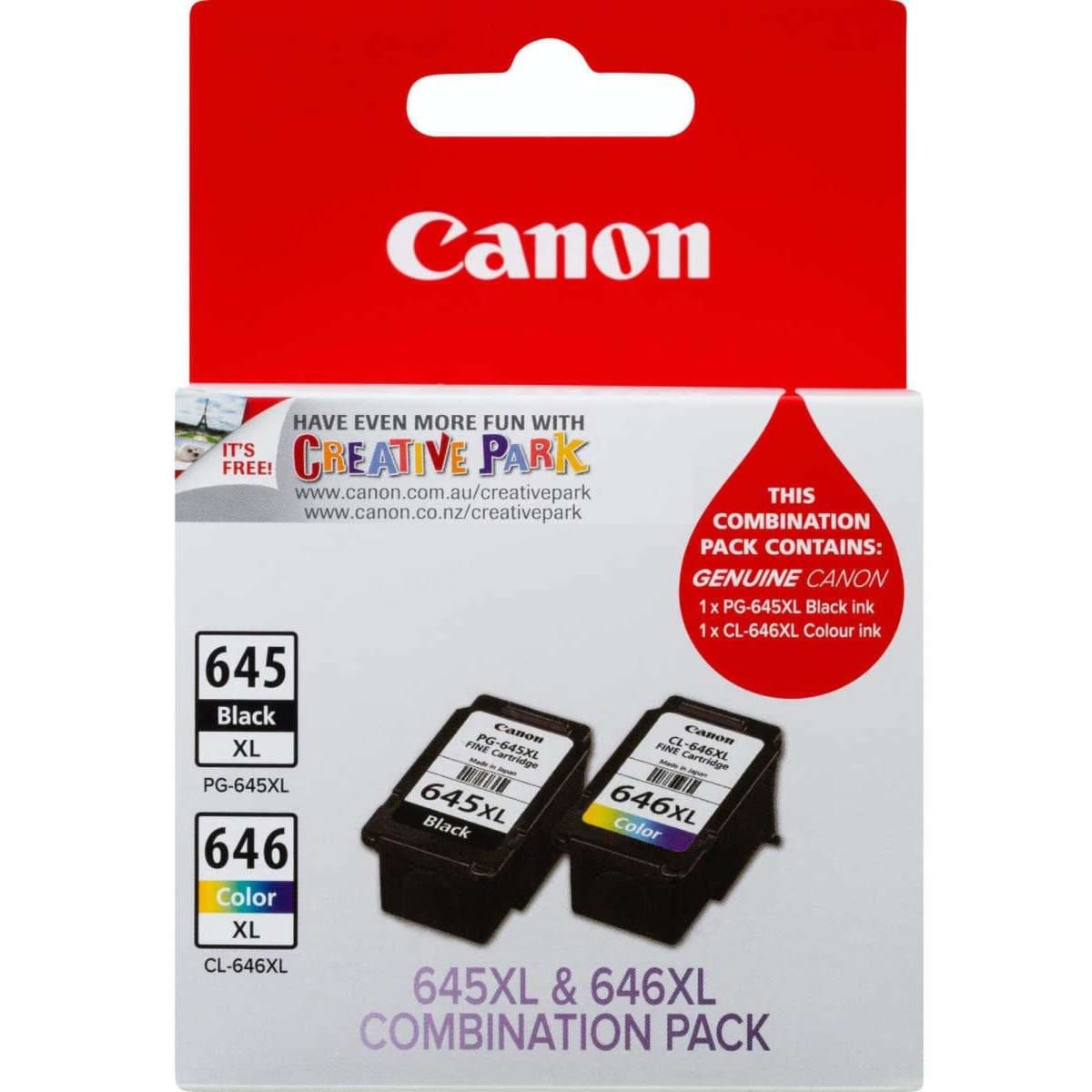 Canon 645XL & 646XL Combination Pack Woolworths