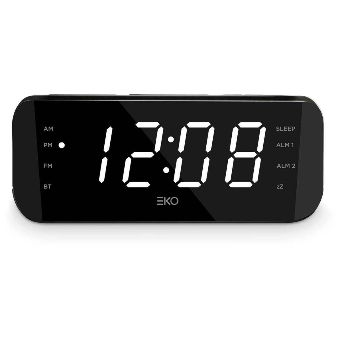 EKO FM/Bluetooth Alarm Clock Radio with Wireless Charging Woolworths