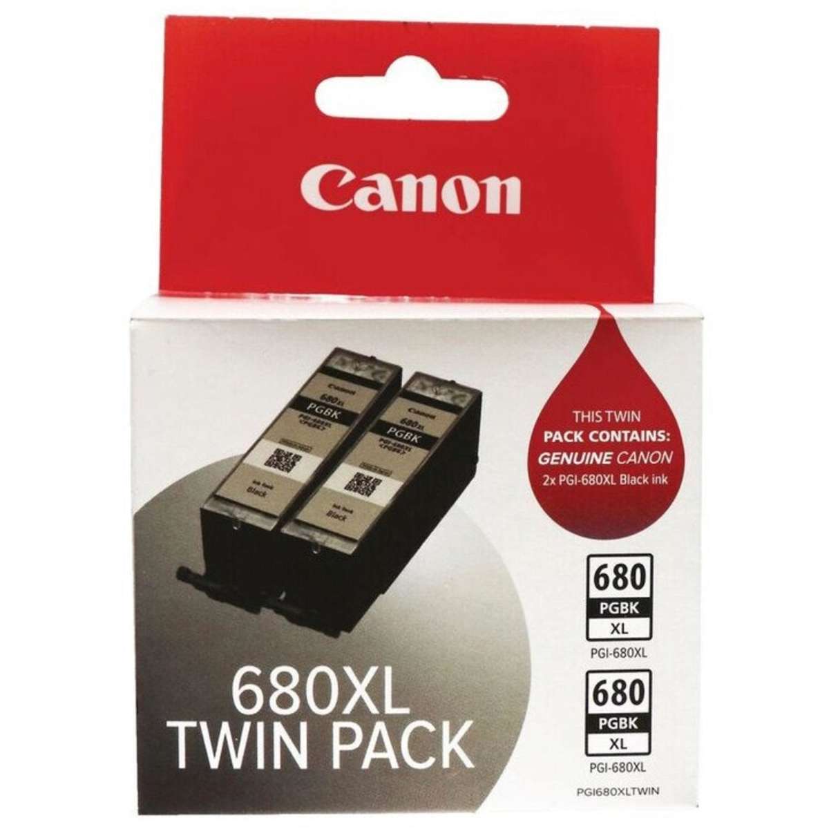 Canon PGI680XL Ink Cartridge Twin Pack Black Woolworths