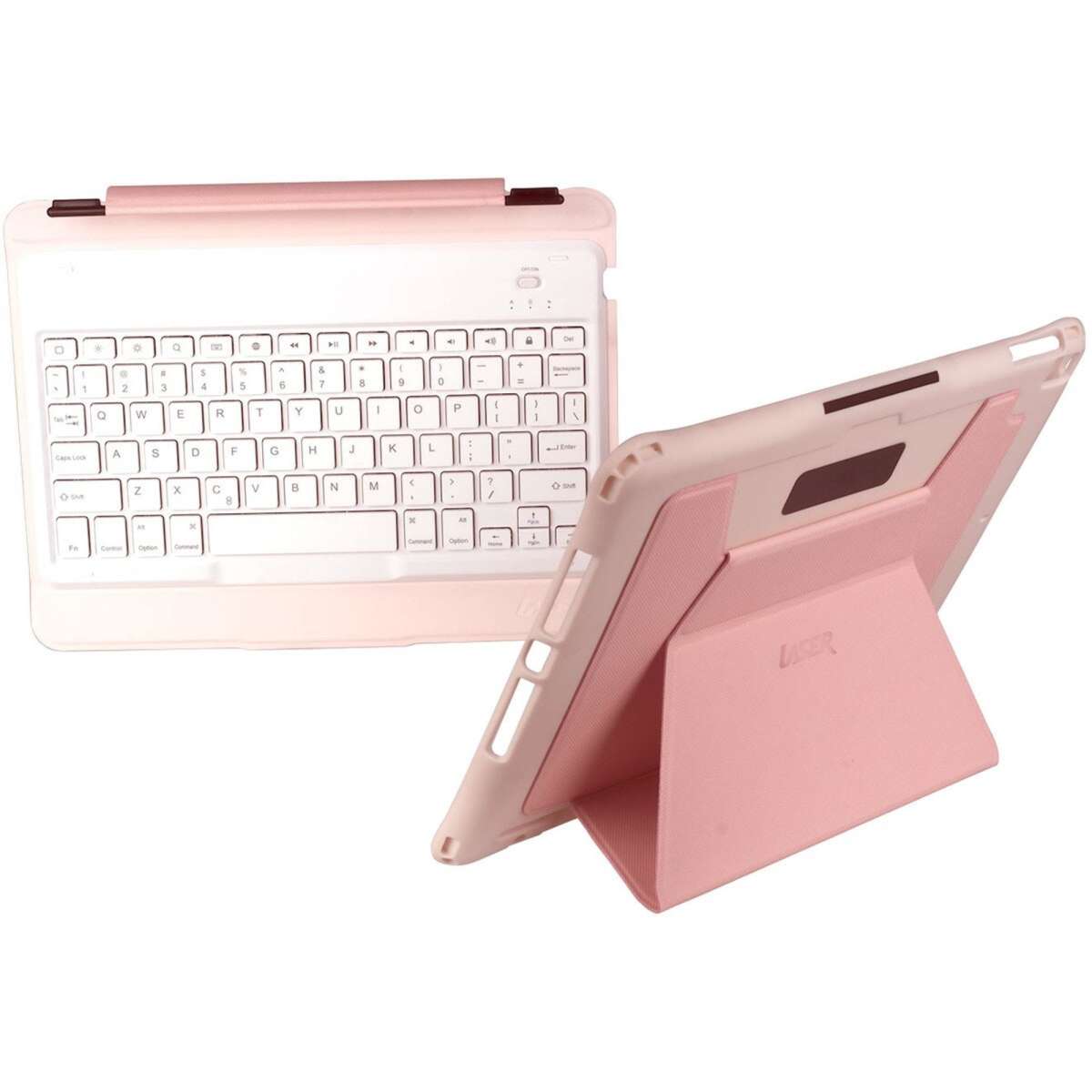 Laser 10.2-inch Wireless Keyboard for iPad - Pink | Woolworths