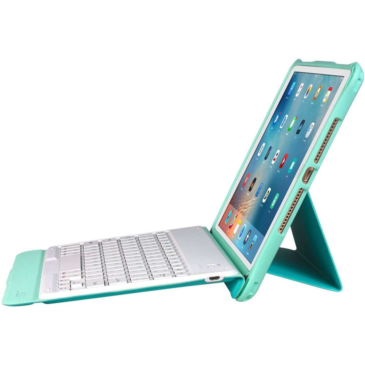 Laser 10.2inch Wireless Keyboard for iPad Green Woolworths