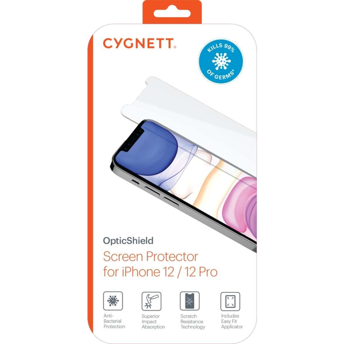 OpticShield 2.5D Glass Screen Protector for iPhone 12 /12 Pro