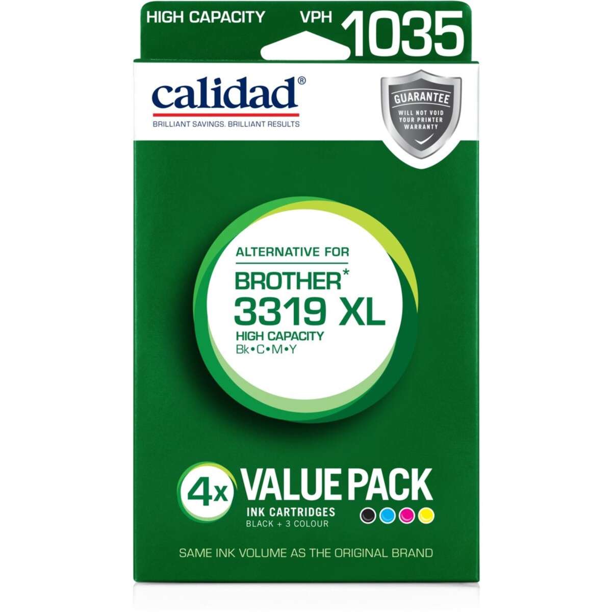 Calidad Brother LC3319 XL Value 4 Pack Woolworths