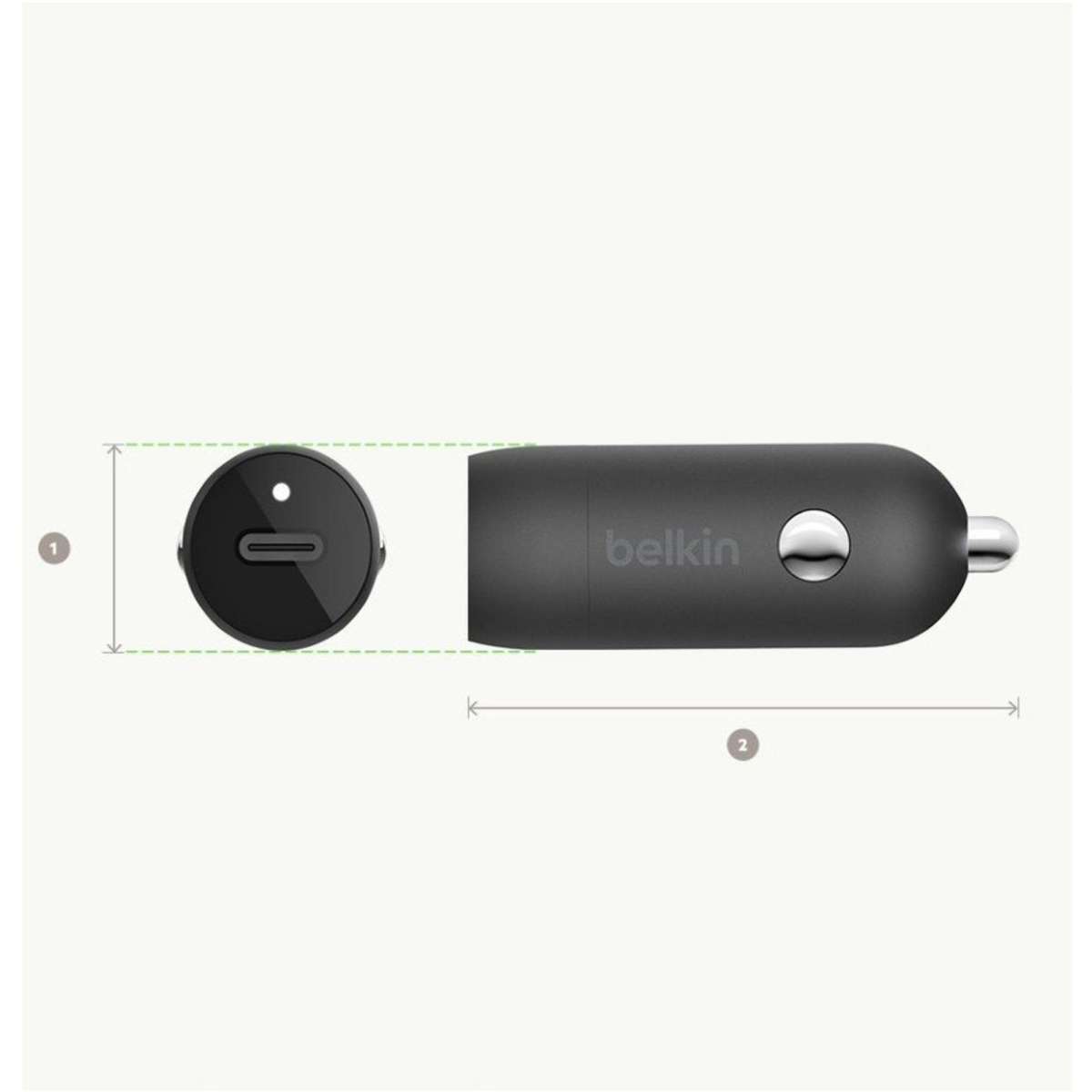 Belkin 20W USBC PD Car Charger Woolworths