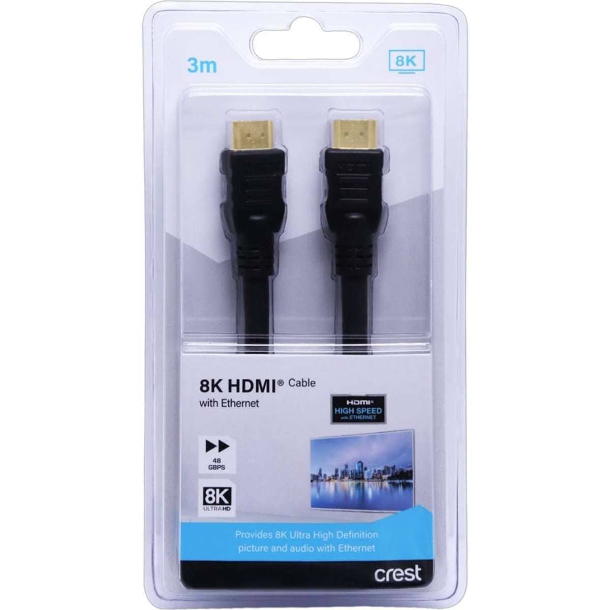 Crest 8K HDMI Cable 3m Woolworths