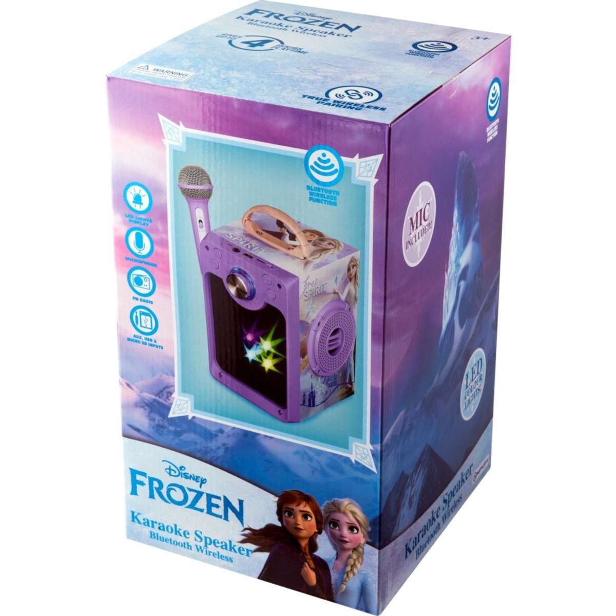 Disney Frozen Portable Karaoke Machine With Lightshow Woolworths