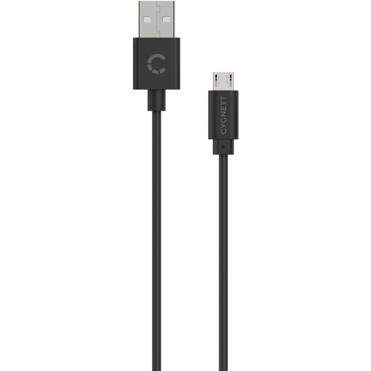 Essentials USBA to Micro USB Cable 1m Black Woolworths