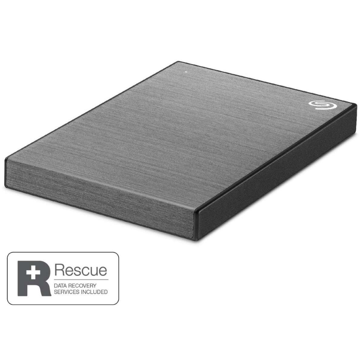 Seagate One Touch Portable Hard Drive With Rescue Data 1TB Space Grey