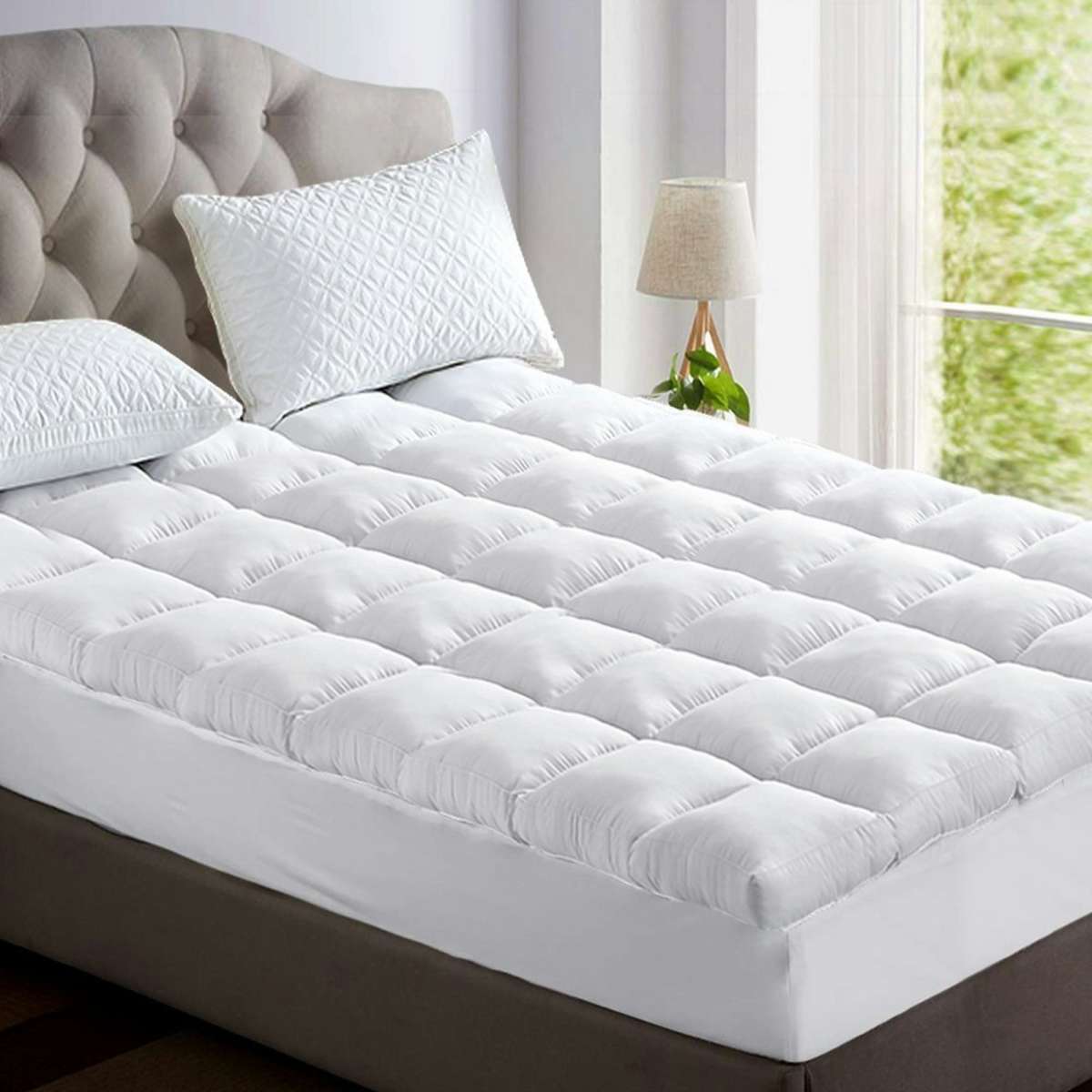 Giselle Bedding Mattress Topper Pillowtop Bamboo Double Woolworths