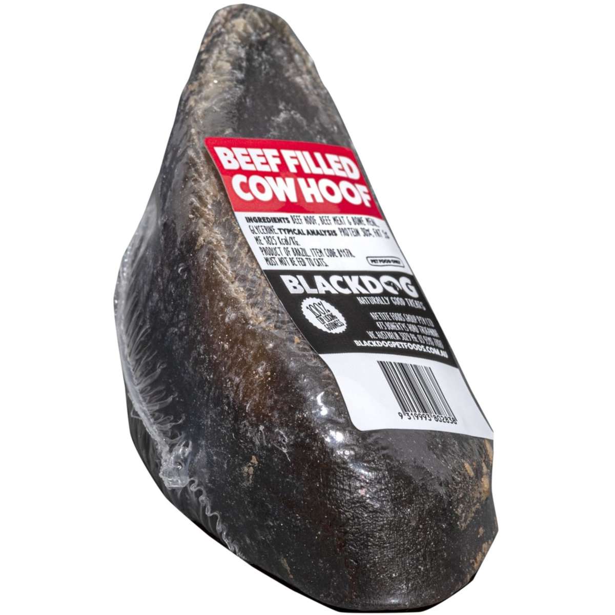 Blackdog Beef Filled Cow Hoof Dog Treat Woolworths