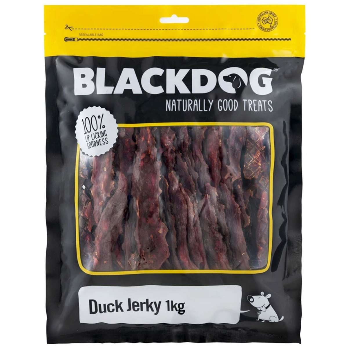 Blackdog Naturally Good Treats Duck Jerky 1kg Woolworths