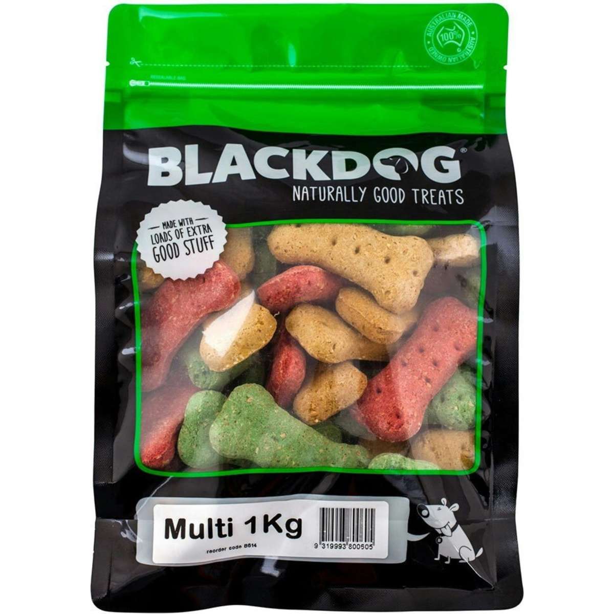 Blackdog Naturally Good Treats Premium Biscuits Multi 1KG Woolworths