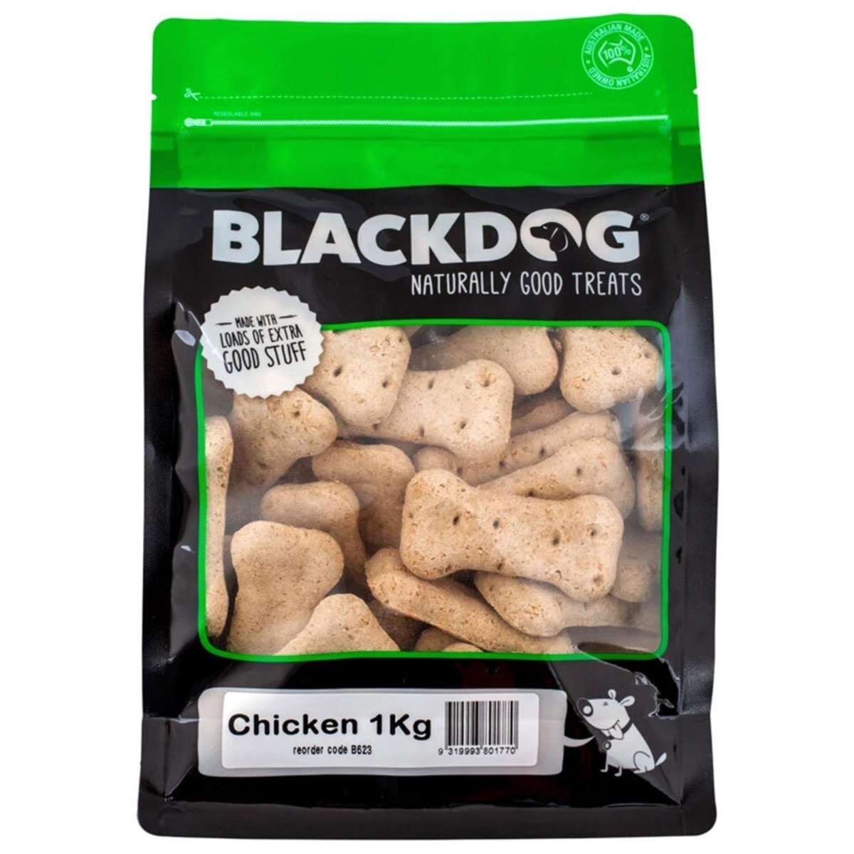 Blackdog Naturally Good Treats Premium Chicken Biscuits 1kg Woolworths