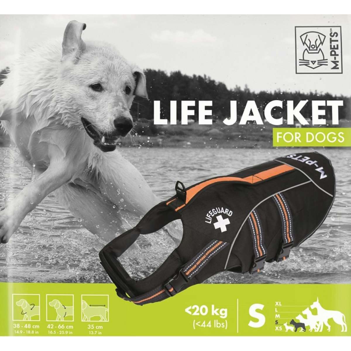MPets Small Life Jacket For Dogs Up To 20kg 35cm Woolworths