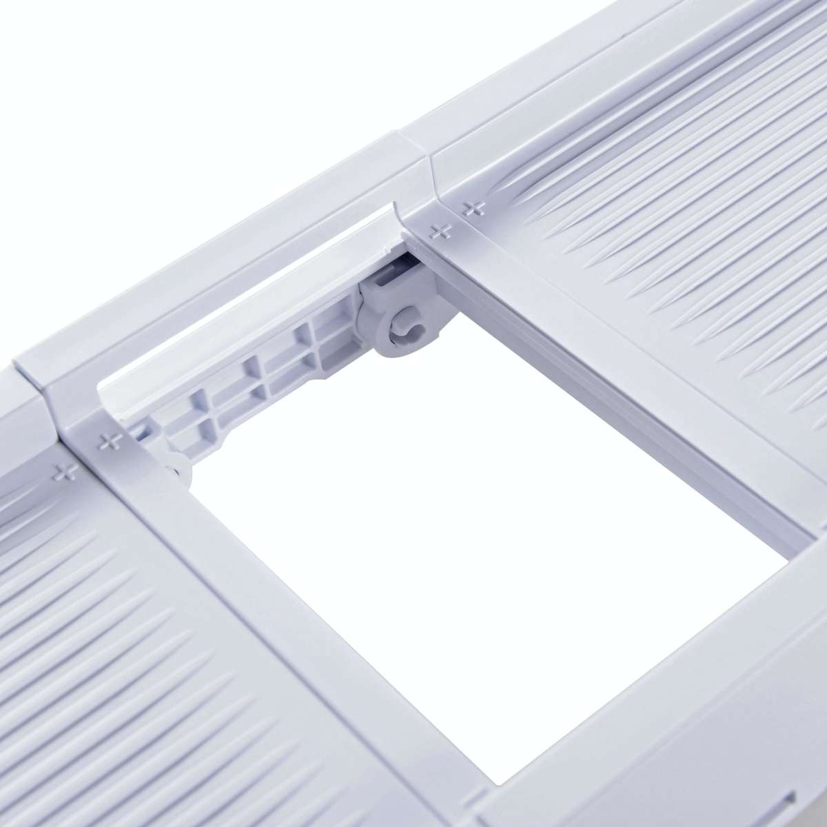 Gourmet Kitchen 6 in 1 Mandoline Chopper & Slicer Grey & White