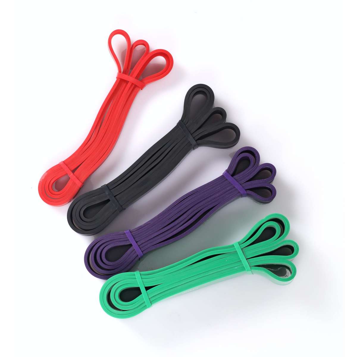 ZEN FLEX Fitness Rubber Workout Resistance Bands - Set of 4 | Woolworths