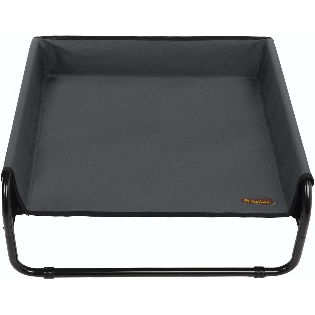 Charlie's High Walled Outdoor Trampoline Dog Bed Black Small Woolworths