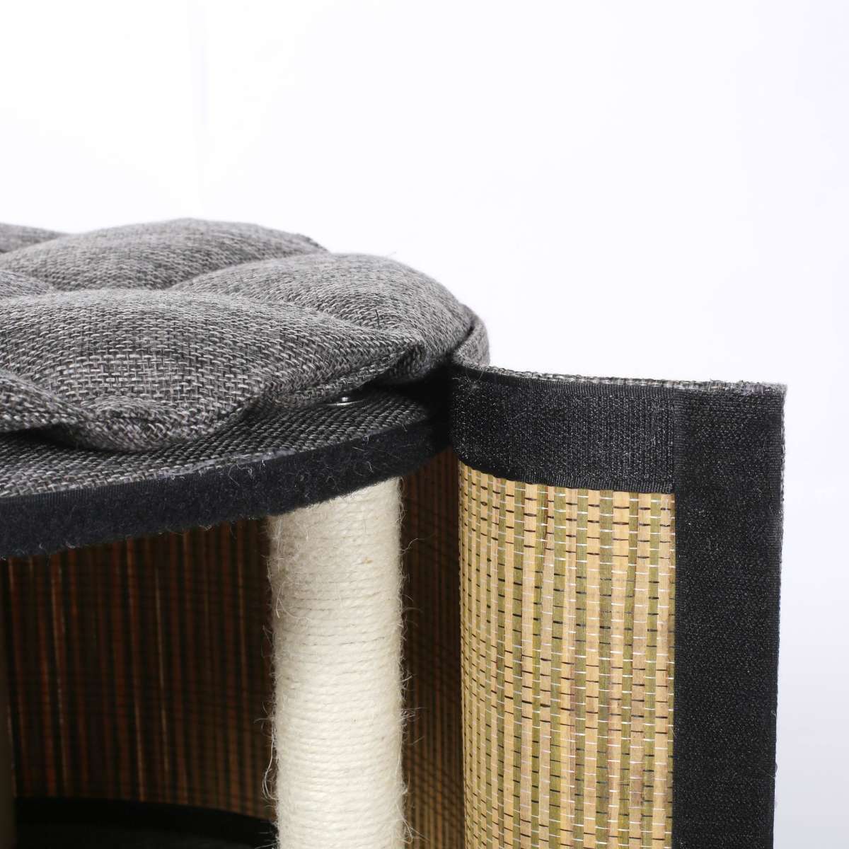 Charlie's Deluxe Bamboo Cat Barrel Scratcher Small Two Hole Woolworths