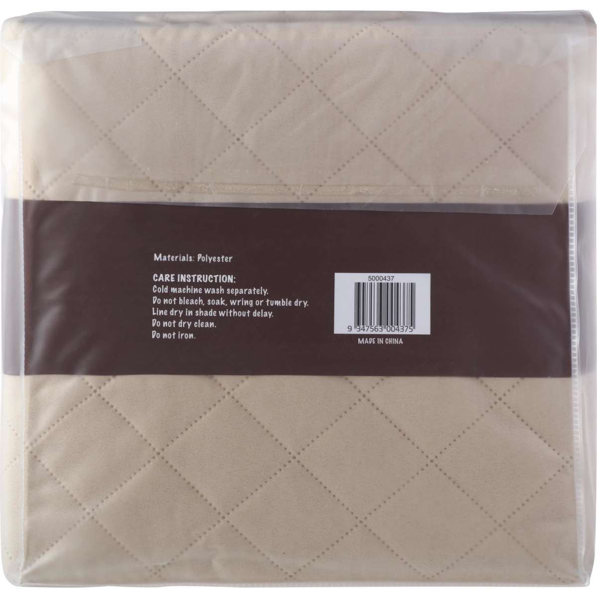 Charlie's Cosy Quilted Sofa Protector Cover for Chairs Oat Woolworths
