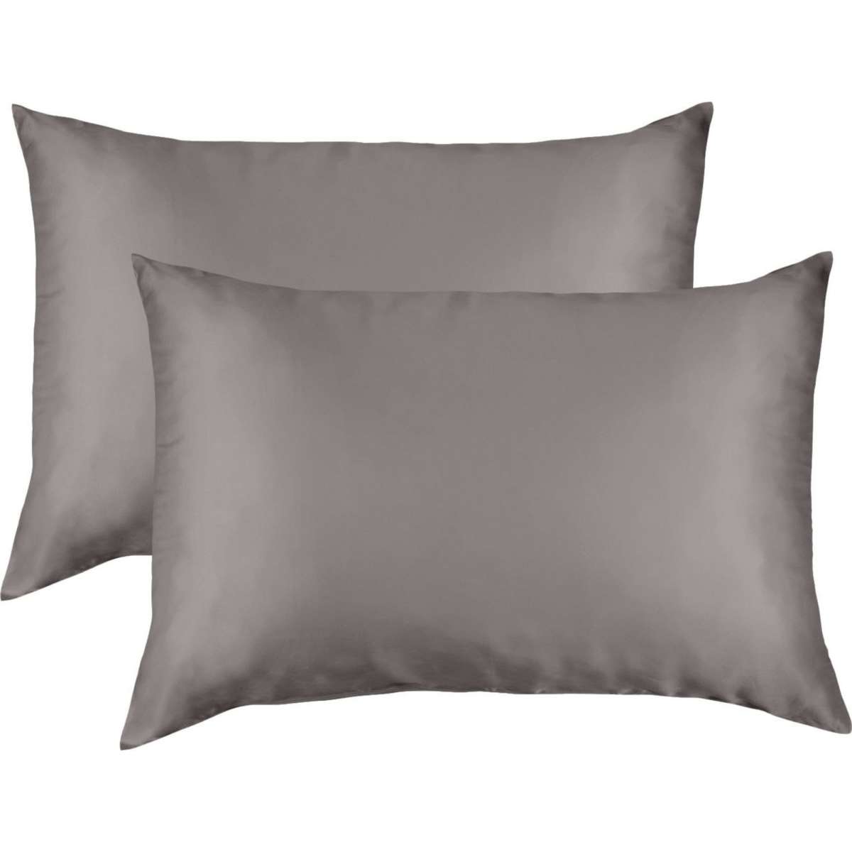 Royal Comfort Mulberry Silk Pillowcase Twin Pack Charcoal Woolworths