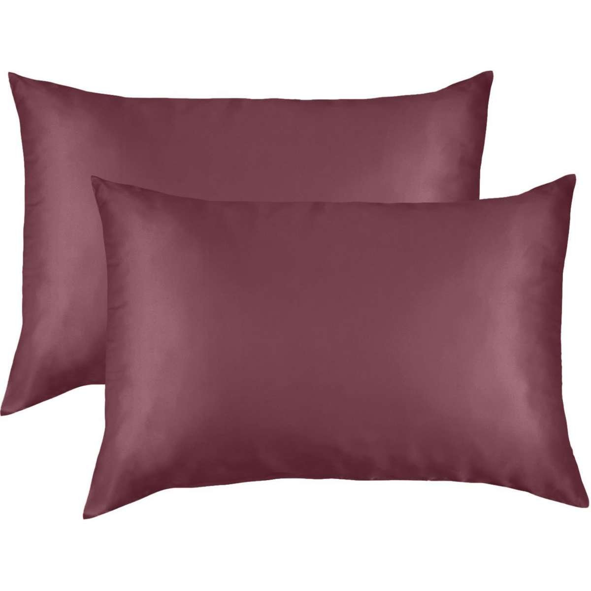Royal Comfort Mulberry Silk Pillowcase Twin Pack Malaga Wine Woolworths