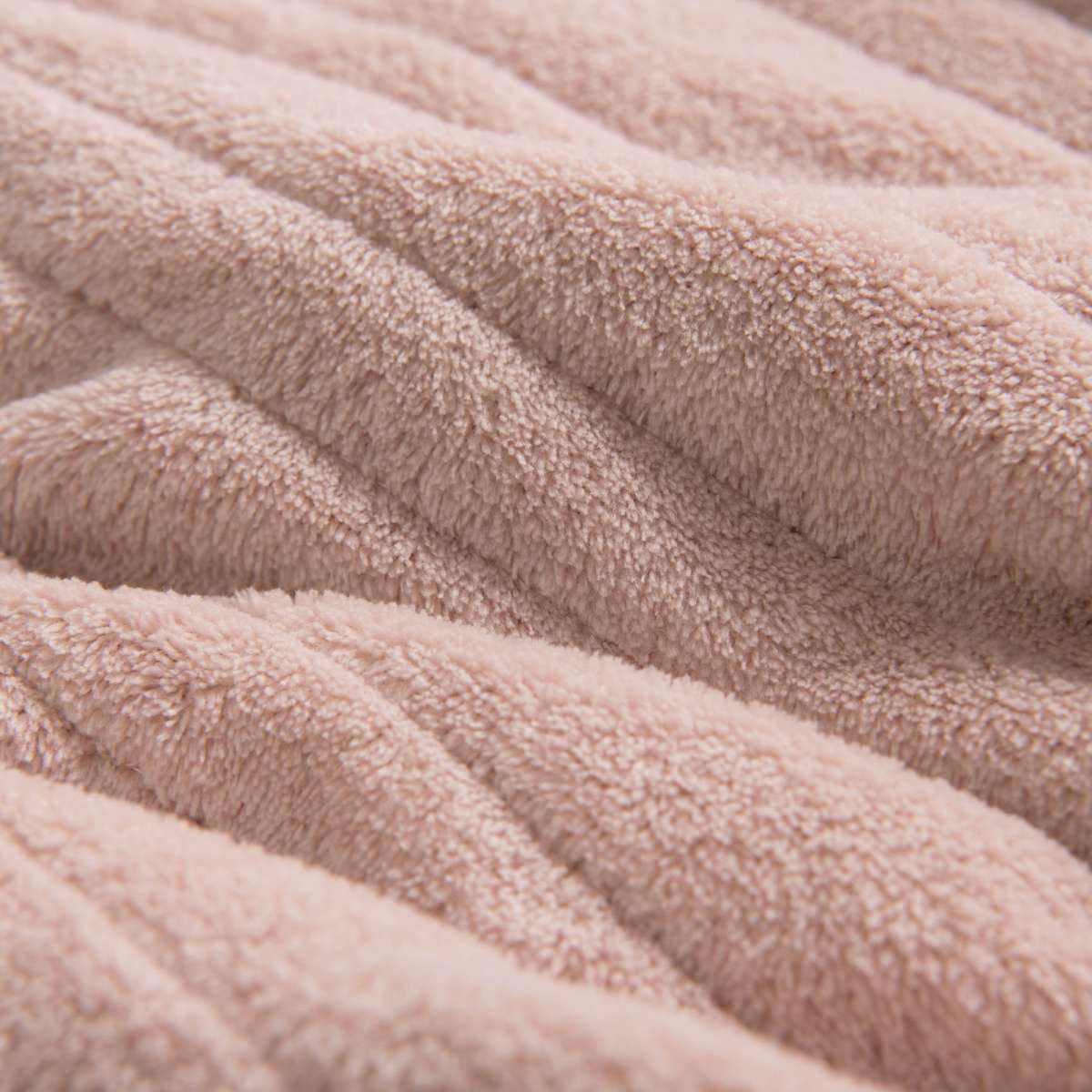 Dreamaker Coral Fleece Electric Heated Throw Blanket Blush 160x120cm
