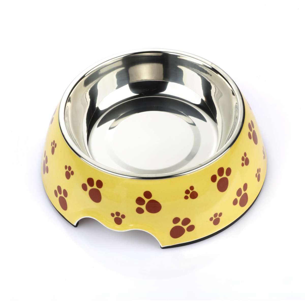 Charlie S Pet Melamine Printed Pet Feeders With Stainless Steel Bowl   1073901662 