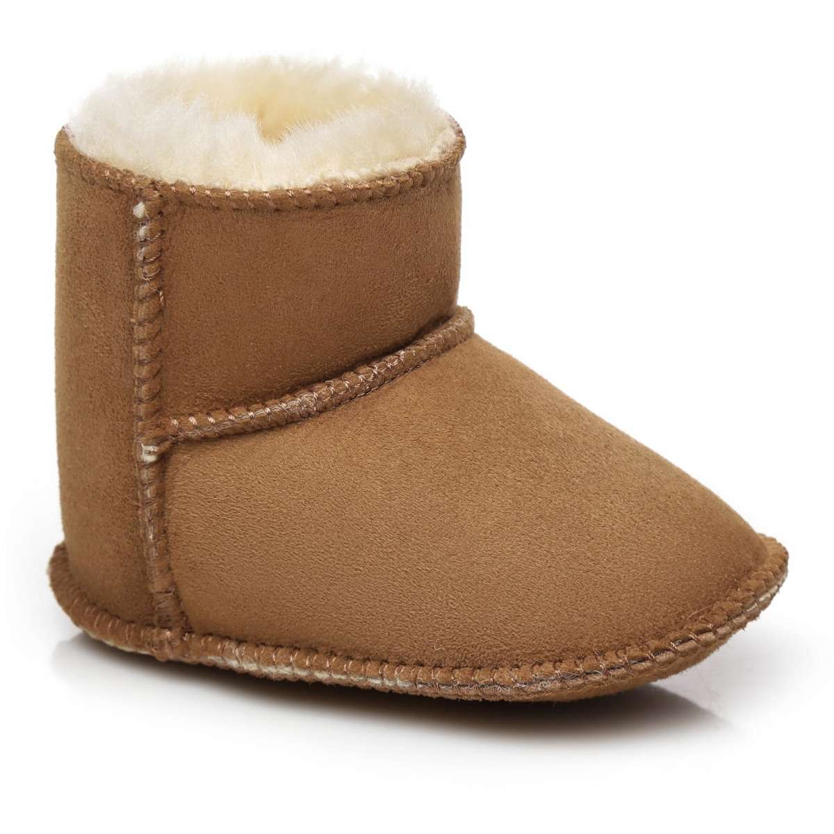 Ugg Australian Shepherd Erin Sheepskin Baby Booties Cradle Chestnut Size X Large Woolworths