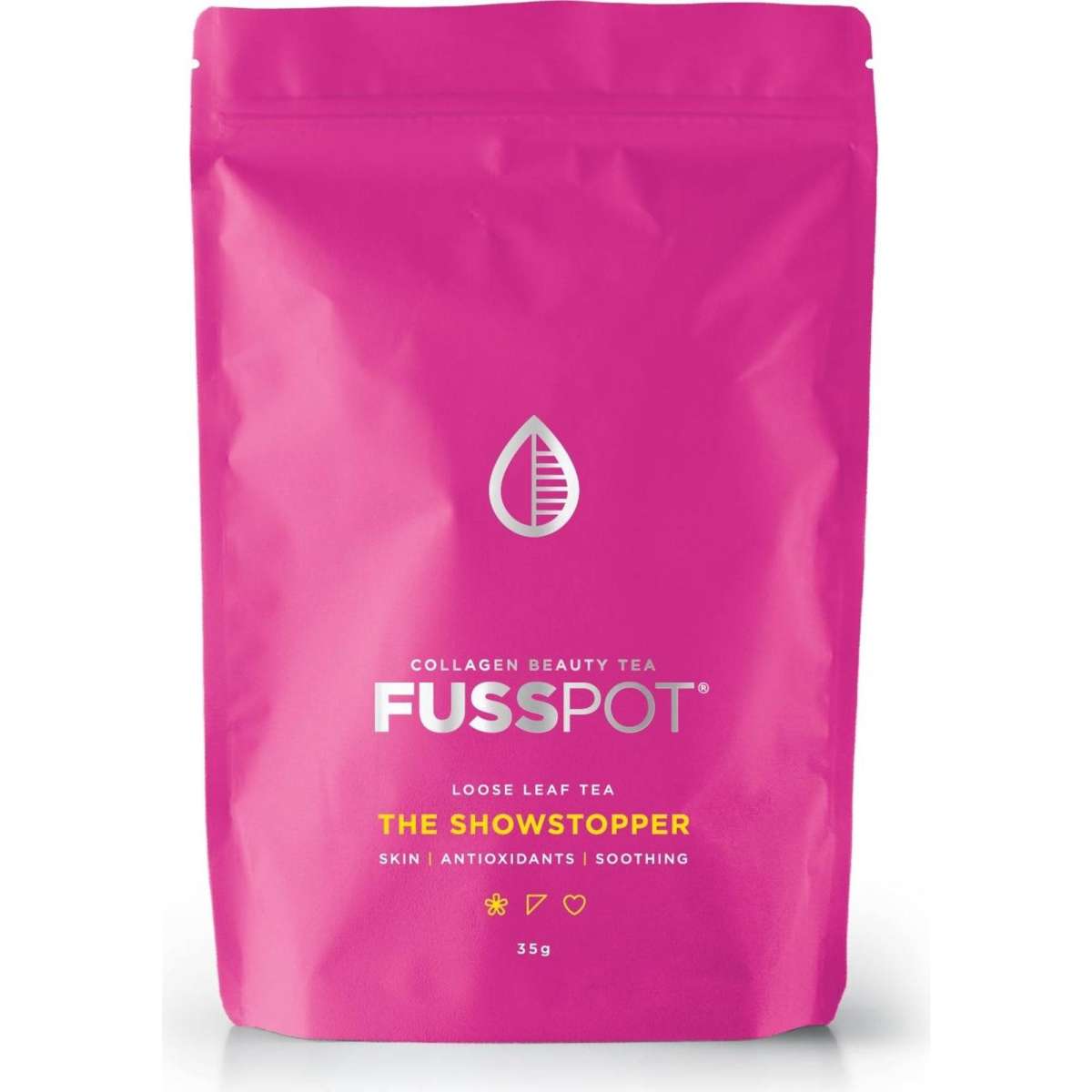 Fusspot Collagen Beauty Tea's The Showstopper collagen infused herbal