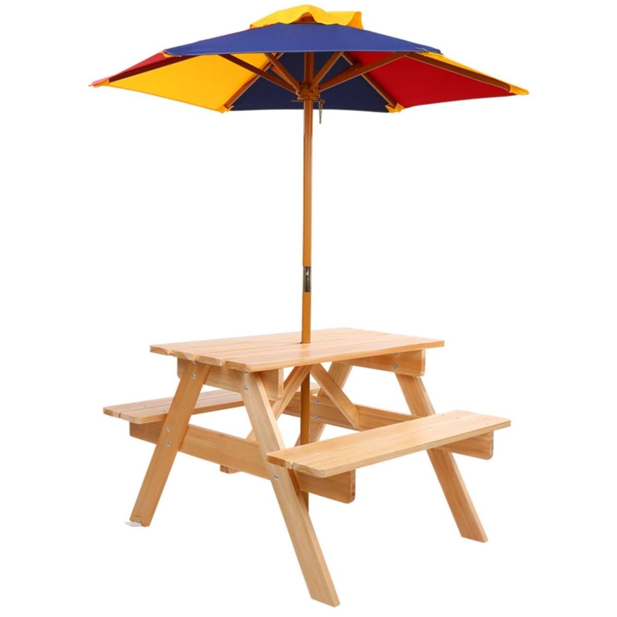 childrens table and chair set with umbrella