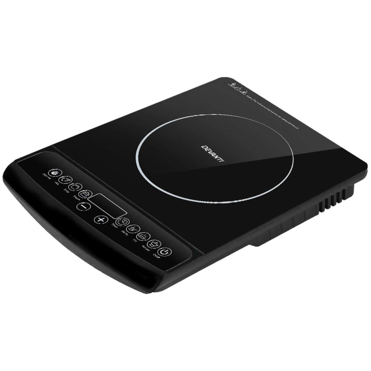 Devanti Electric Induction Cooktop Portable Ceramic Glass Woolworths