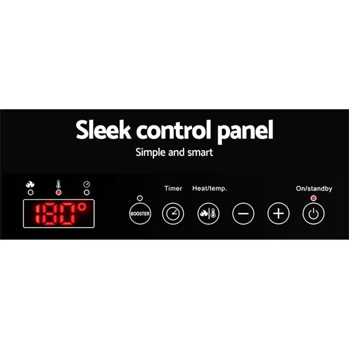 Devanti Portable Induction Cooktop 60cm Ceramic Glass Woolworths