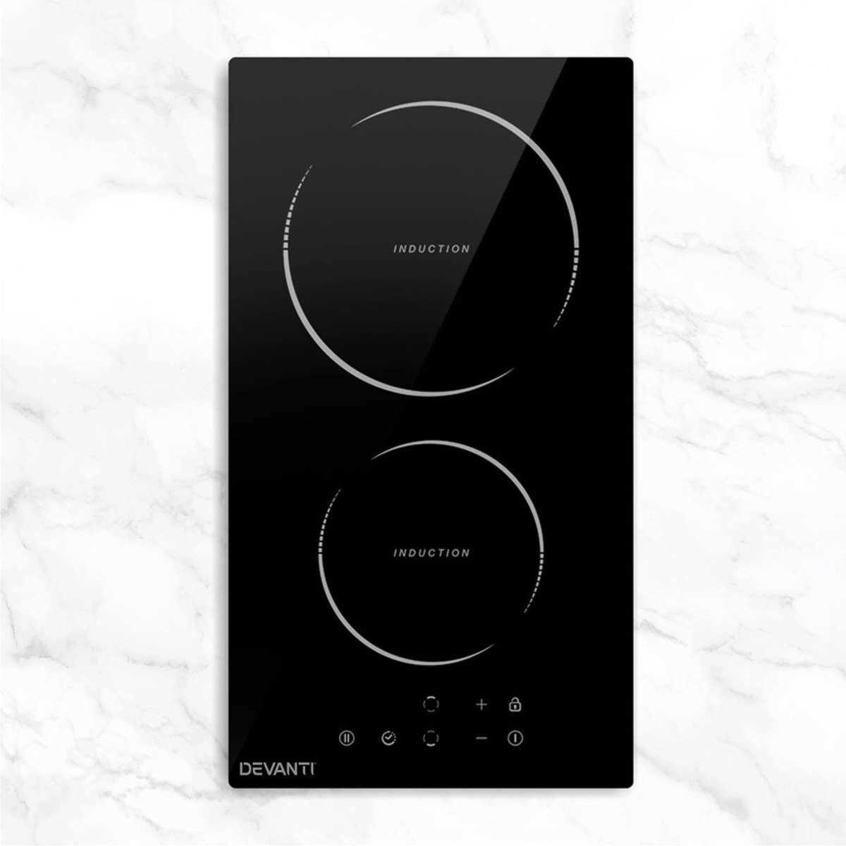 Devanti Induction Cooktop 30cm Ceramic Glass Woolworths