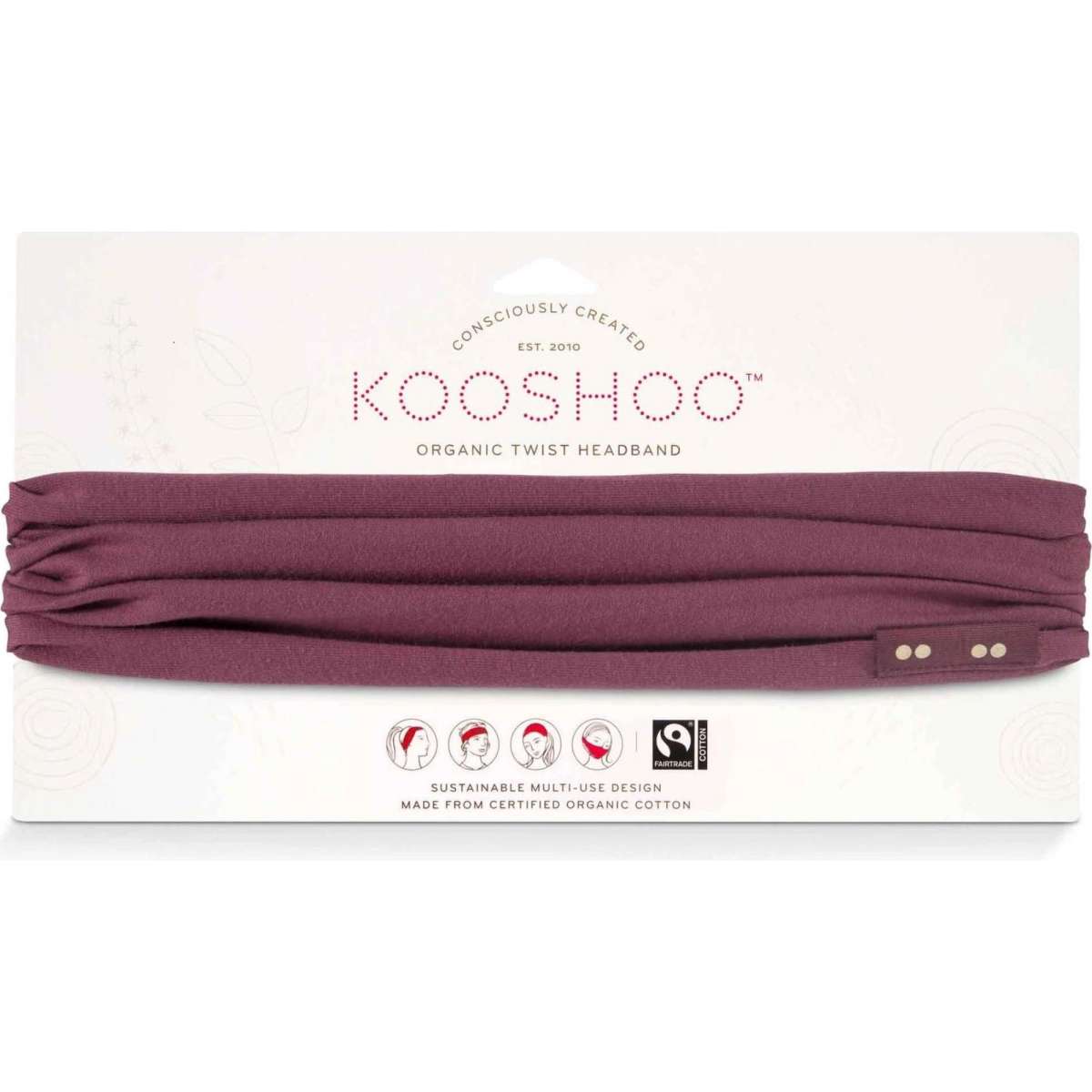 Kooshoo Twist Headband Wild Ginger 1pack Woolworths