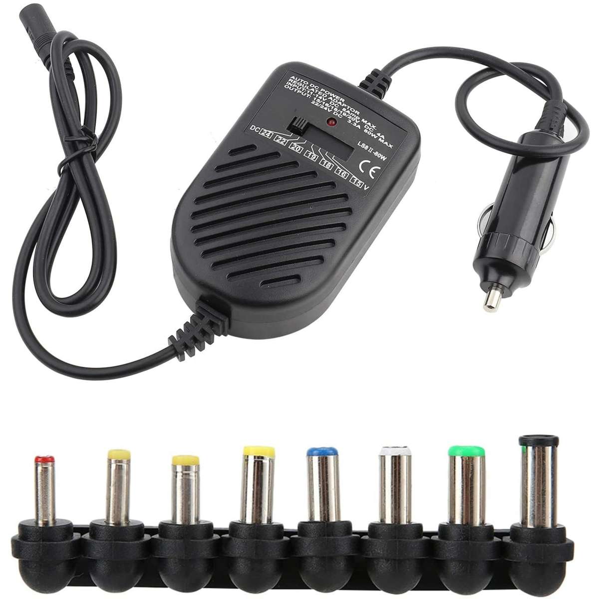 12V 80W Car Laptop Charger Travel Adapter Dell Hp Toshiba Sony Acer