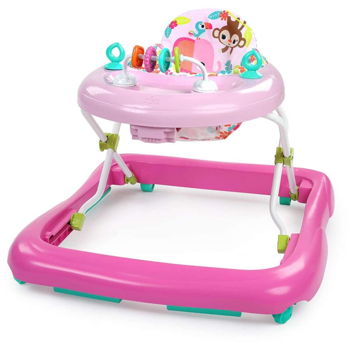 Bright Starts Pink Pattern Floral Friends Walker | Woolworths