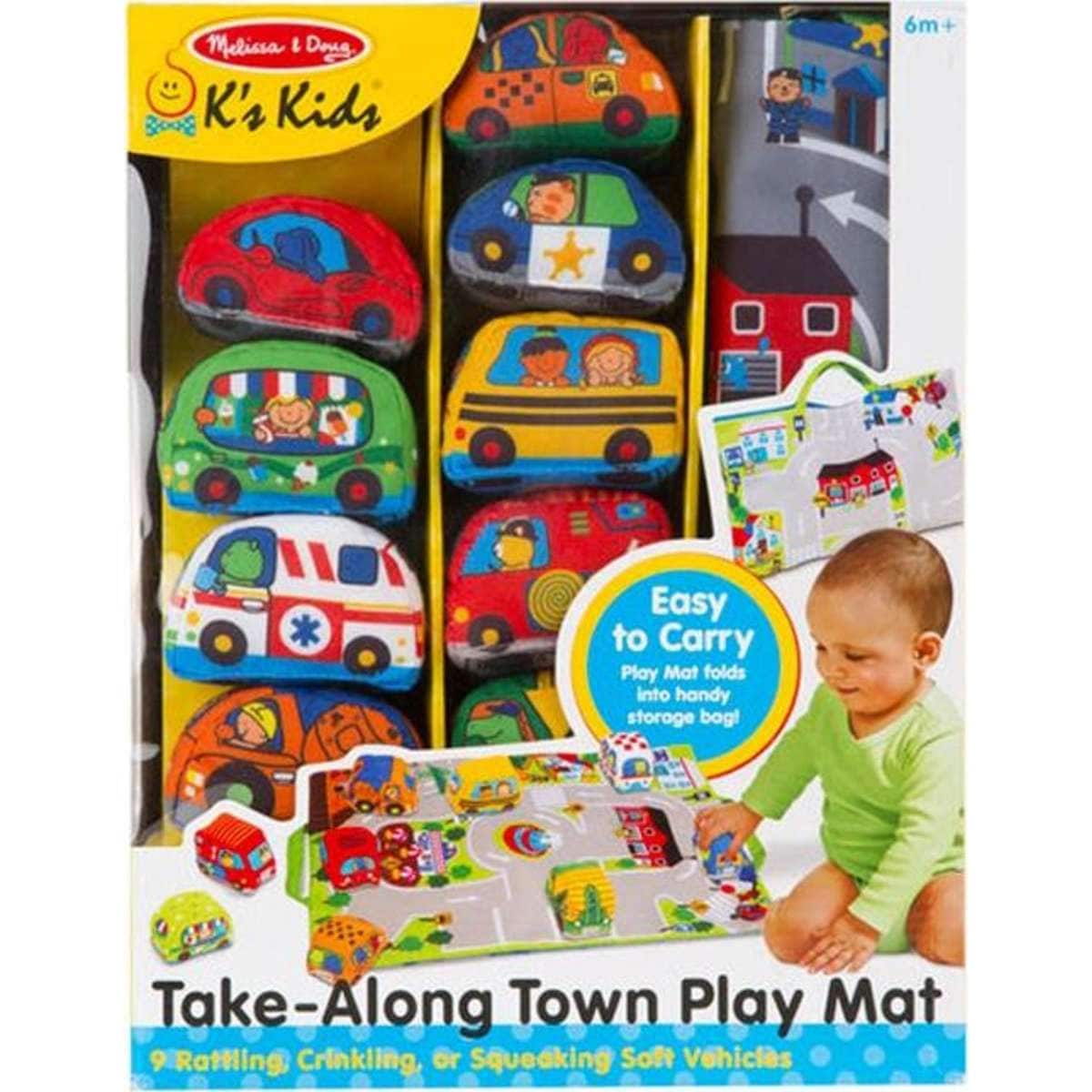 Melissa & Doug Take Along Town Play Mat 6m+ Woolworths