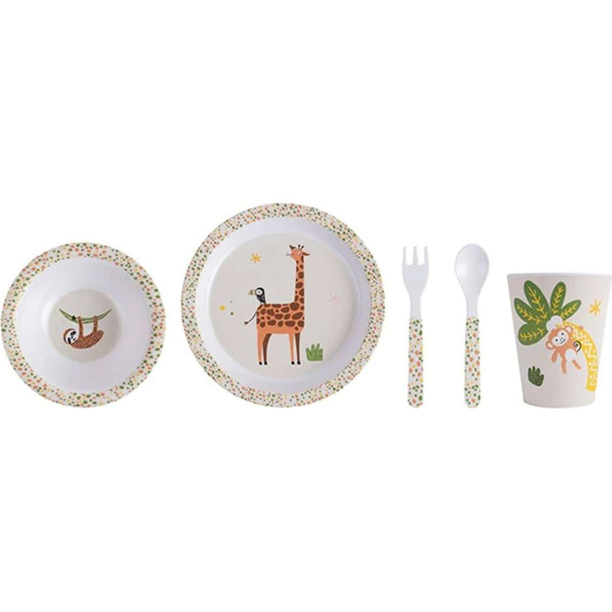 ladelle-kids-jungle-dinner-set-woolworths