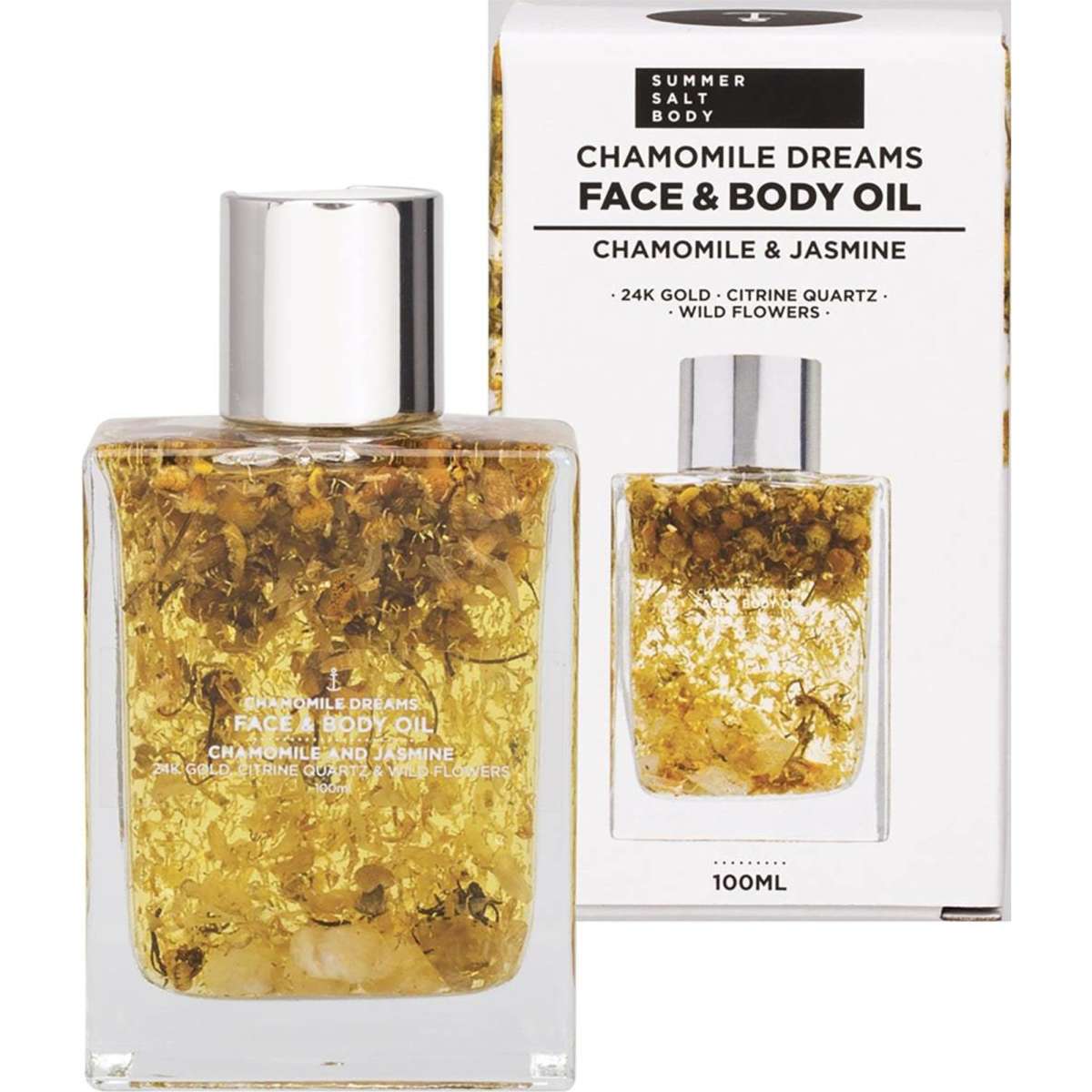 Summer Salt Body Face & Body Oil with 24K Gold Chamomile Dream 100ml