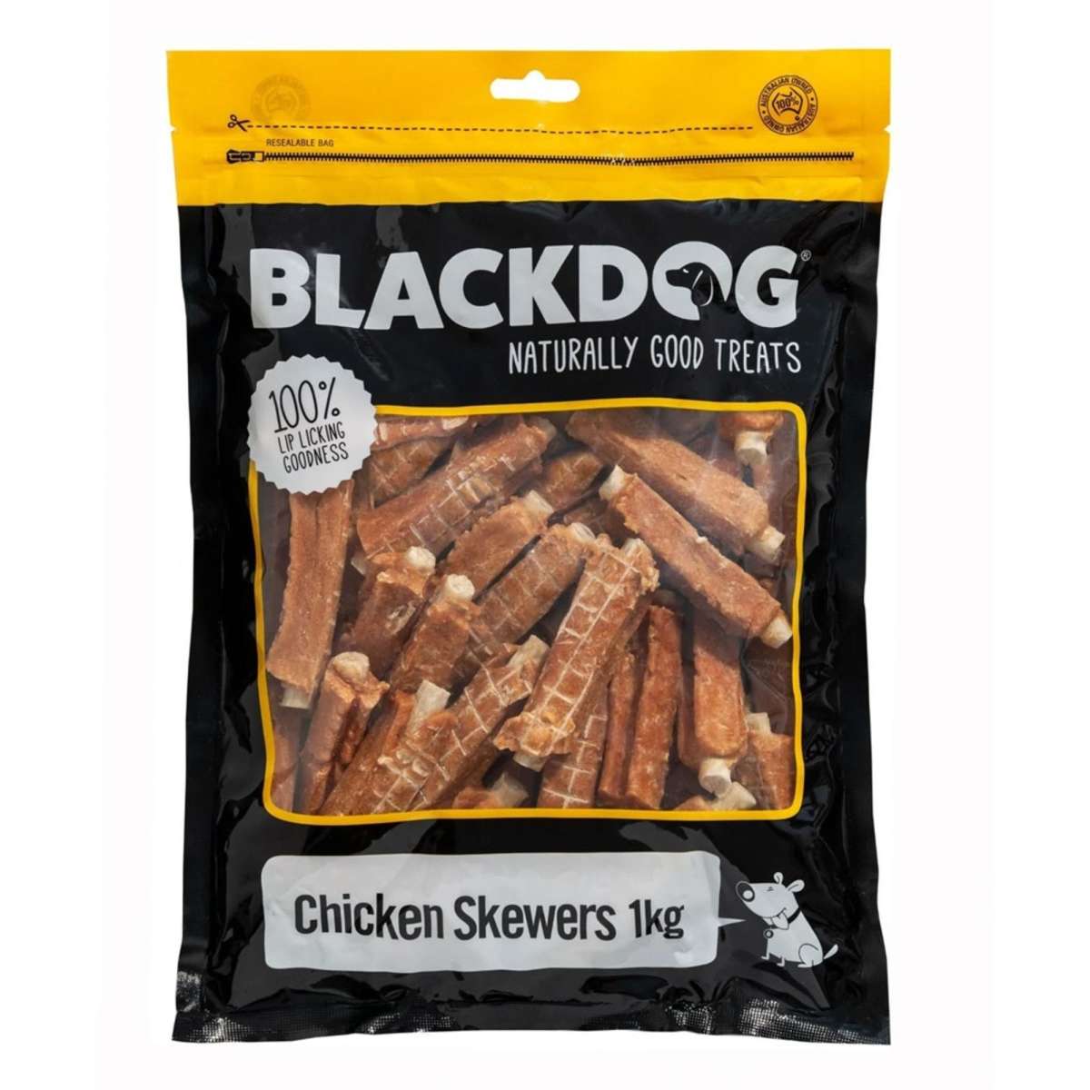 Blackdog Naturally Good Dog Treats Chicken Skewers 1kg Woolworths