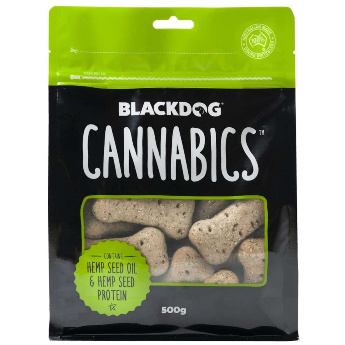 Blackdog Cannabics Dog Treats Hemp Seed Oil/Protein 500g Woolworths