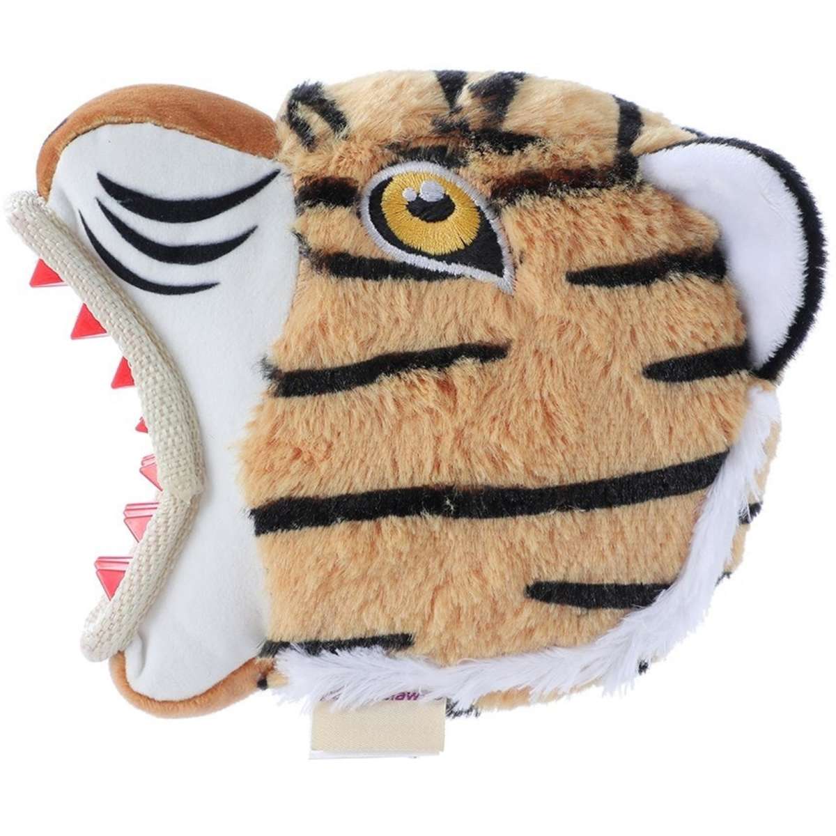 Paws & Claws Big Biter Tiger TPR/Plush Pet/Dog Toy w/ Squeaker 18cm