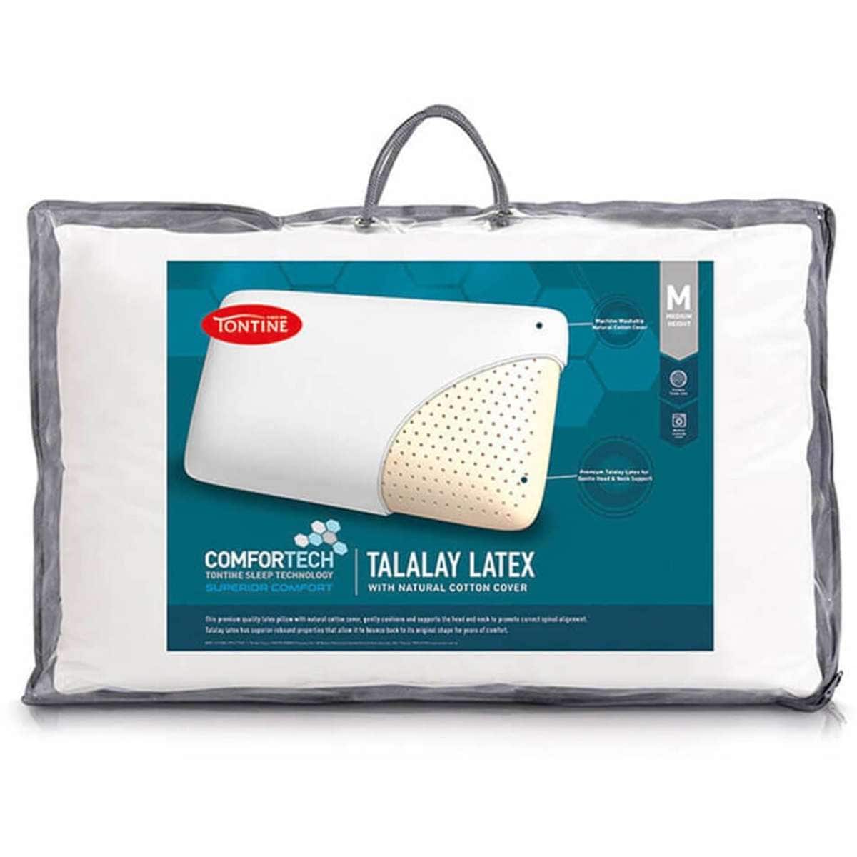 Tontine Comfortech Talalay Latex Pillow Medium Woolworths
