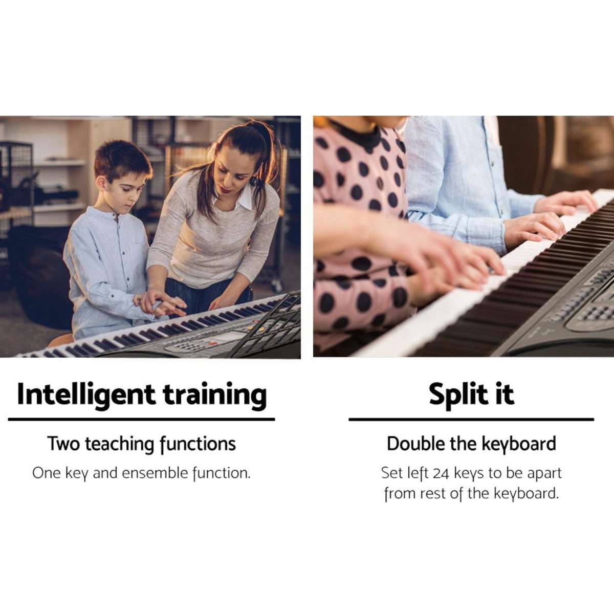 Alpha 61 Keys Midi Electronic Piano Keyboard Electric Instrument Touch