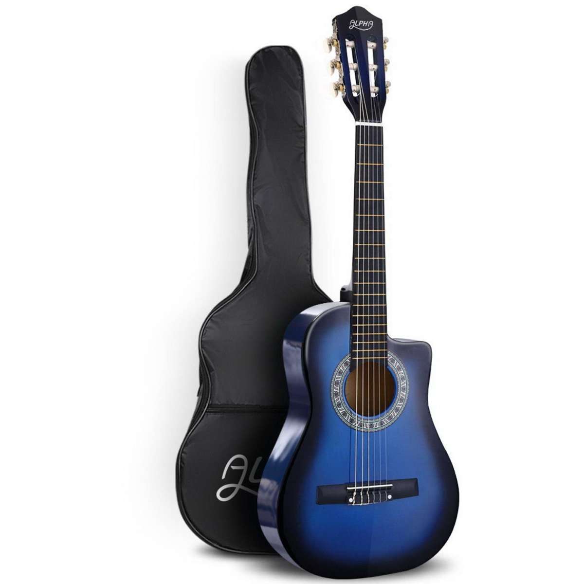 childrens blue guitar