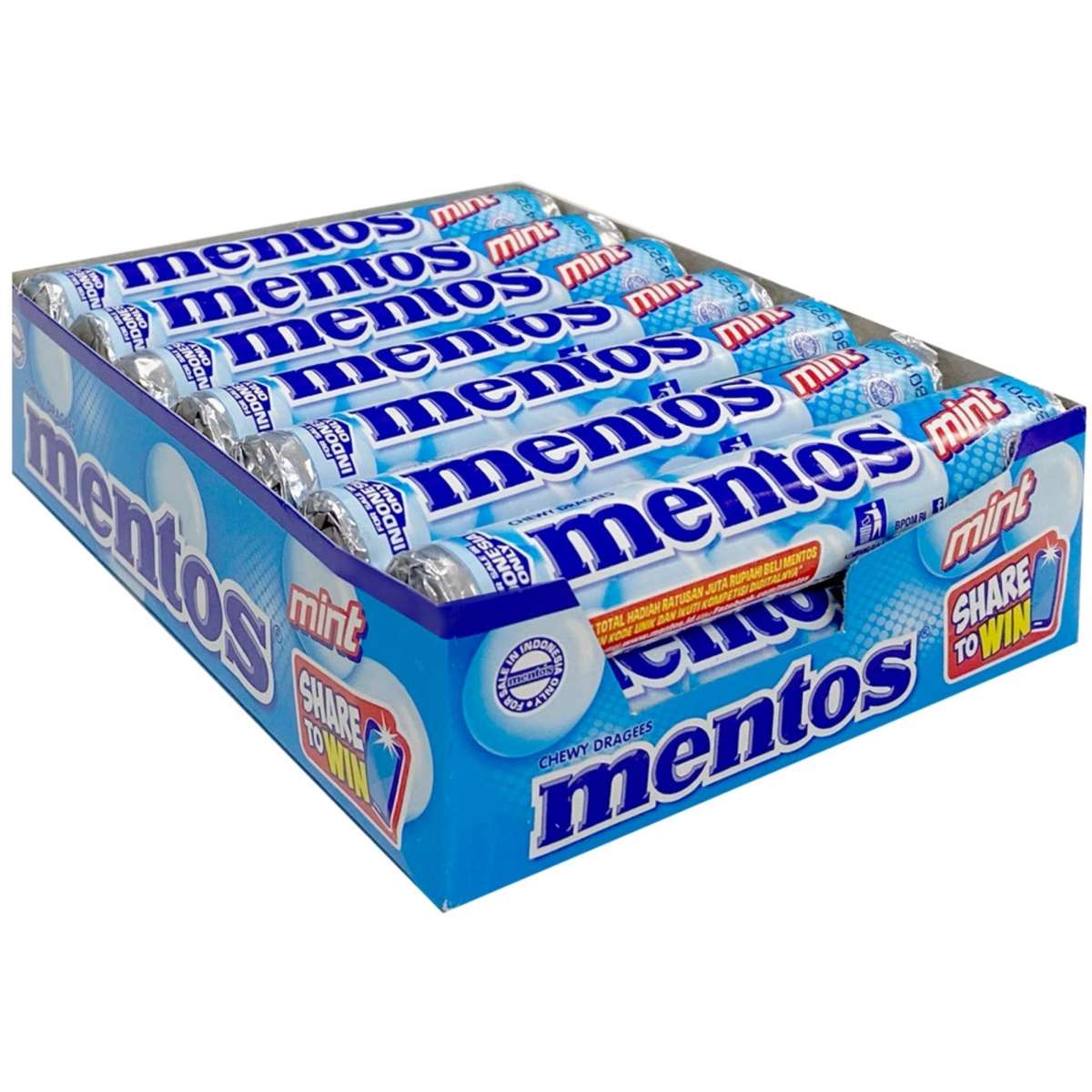 Mentos Roll Pack - Mint 14PK | Woolworths