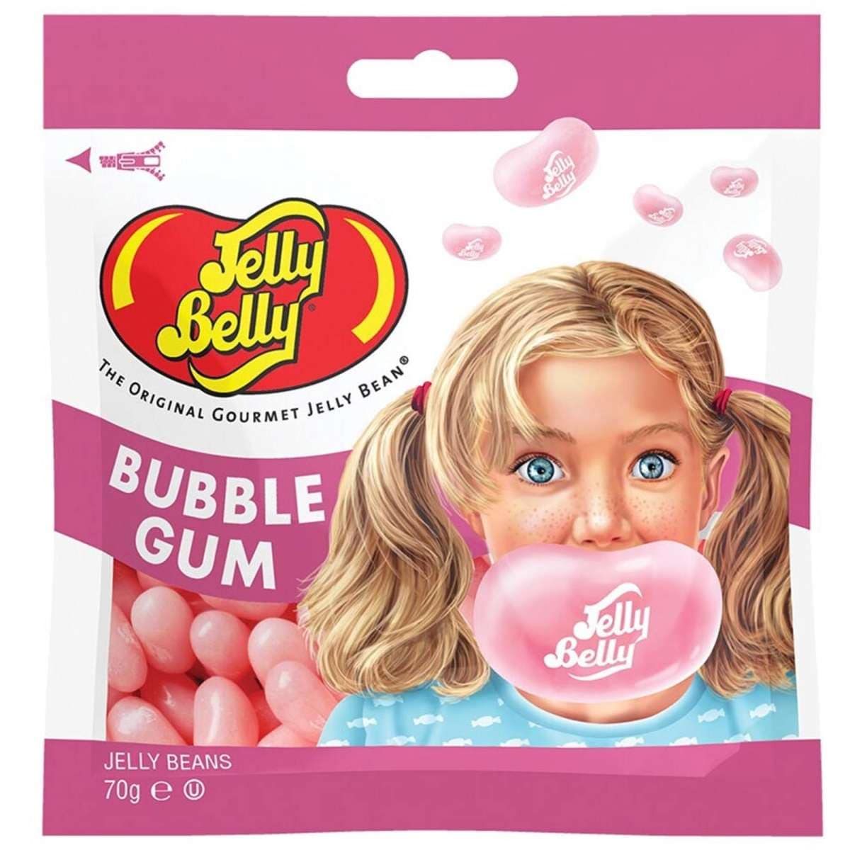 Jelly Belly Bubblegum Jelly Bean Bag 70g 12PK Woolworths