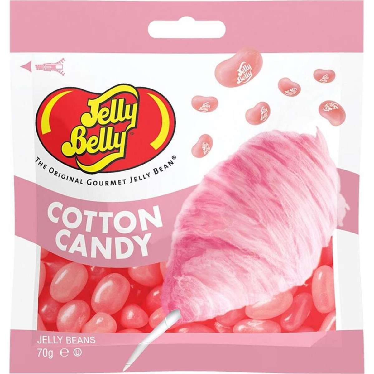 Jelly Belly Cotton Candy Jelly Bean Bag 70g 12PK Woolworths